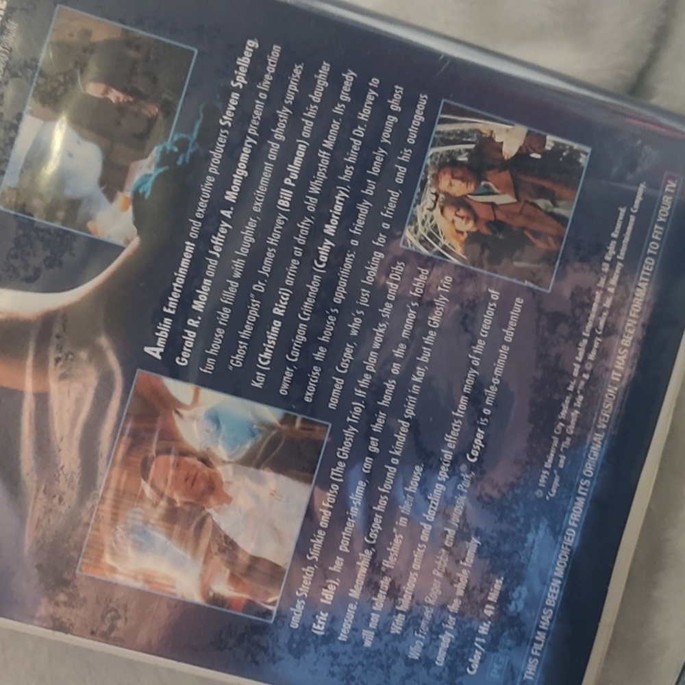 Casper VHS Tape,1995 - Picture 6 of 6